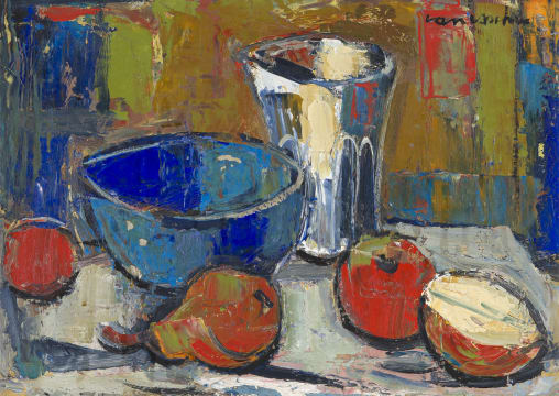 Maurice van Essche; Stillewe me Vrugte (Still Life with Fruit)