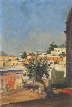 Ruth Prowse; Maleierbuurt, Loaderstraat, Kaapstad (Malay Quarter, Loader Street, Cape Town)