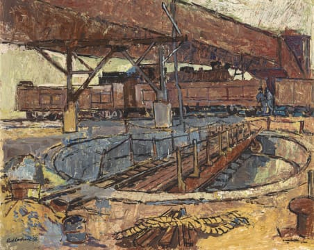 Alexander Podlashuc; Die Spoorweg-Draaibrug (The Turntable)
