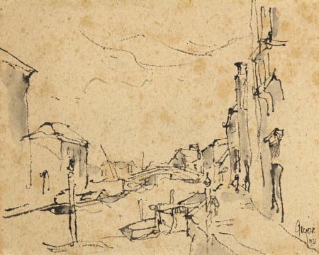 Gregoire Boonzaier; Kanaal Venesië (Venetian Canal)
