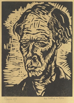 Gregoire Boonzaier; Selfportret (Self Portrait)
