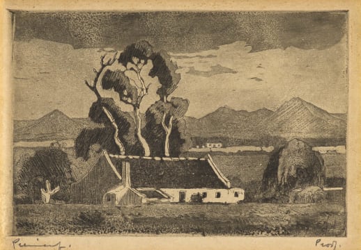 Jacob Hendrik Pierneef; Cape Dutch Homestead