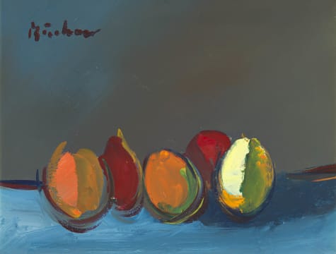 Carl Büchner; Stillewe met Vrugte (Still Life with Fruit)