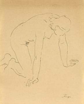 François Krige; Knielende Figuur (Kneeling Figure)