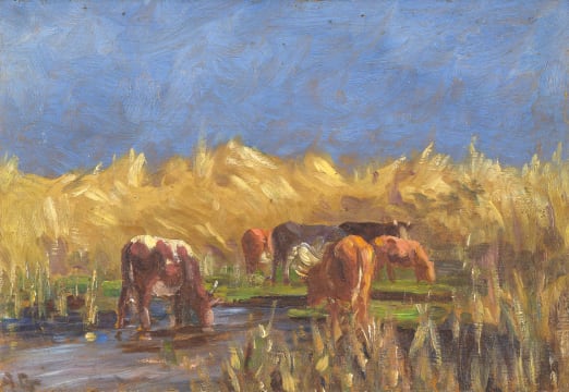 Allerley Glossop; Cattle Drinking