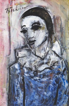 Carl Büchner; Blou Nar (Blue Clown)