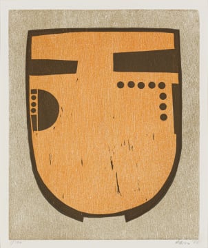 Hannes Harrs; Abstract in Ochre