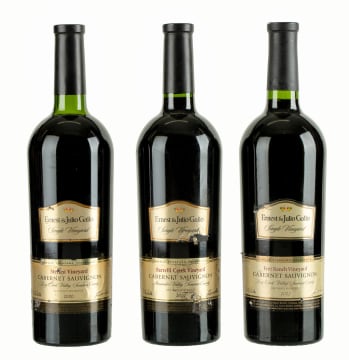 Gallo; Sonoma Collection; 2000 & 2002; 3 (1 x 3); 750ml