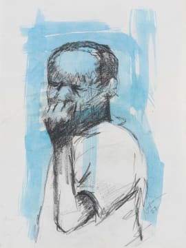 Nelson Makamo; Figure with Clenched Fist