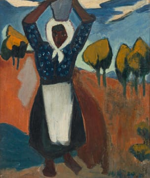 Maggie Laubser; Washer Woman