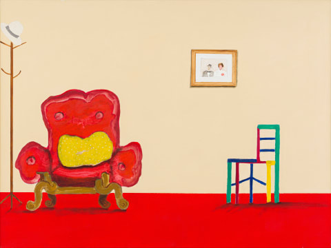 Sam Nhlengethwa and Robert Hodgins; Just Between Two Chairs