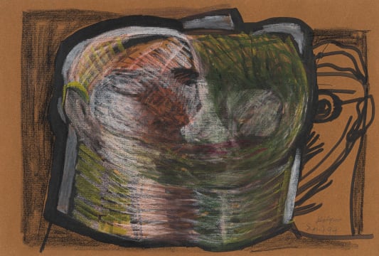 Robert Hodgins; Untitled (Heads)