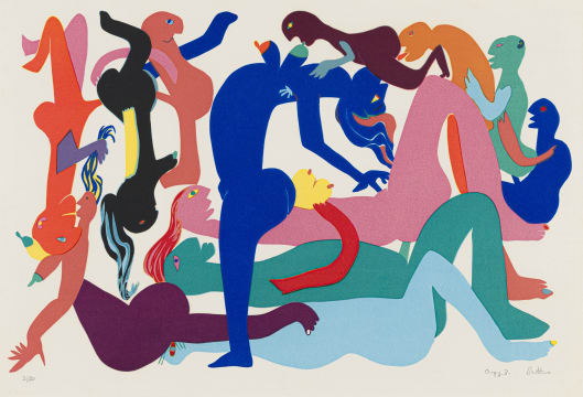Walter Battiss; Orgy 3