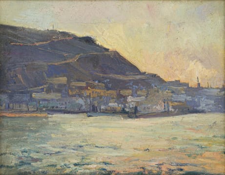 Richard Hayley Lever; Harbor Scene