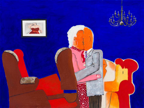 Sam Nhlengethwa and Robert Hodgins; Couple