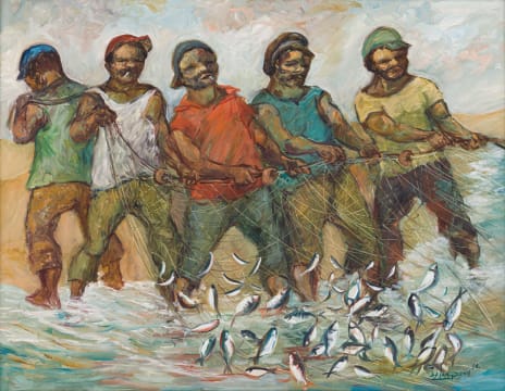 Amos Langdown; Fisherman