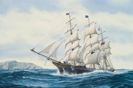 Peter Gerd Bilas; The Clipper 'Undine'