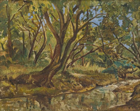 Zakkie Eloff; Riverside Trees