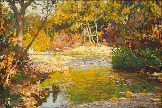 Edward Roworth; Lourens River, Somerset West in Autumn