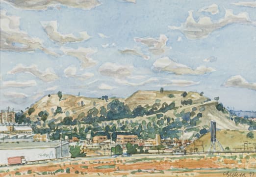 Carl Becker; View from Top Star drive-in, Selby, Johannesburg