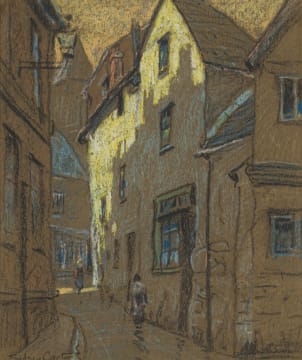 Sydney Carter; Street in Fowey