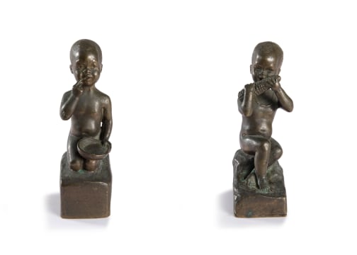 Marion Walgate; Sculptures of Children, two