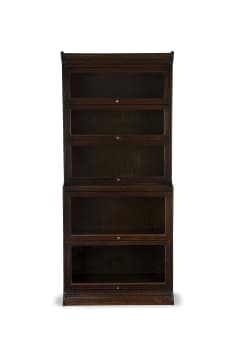 An American oak Gunn Sectional Bookcase, 20th century