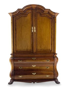 A Cape stinkwood and fruitwood armoire, 19th century