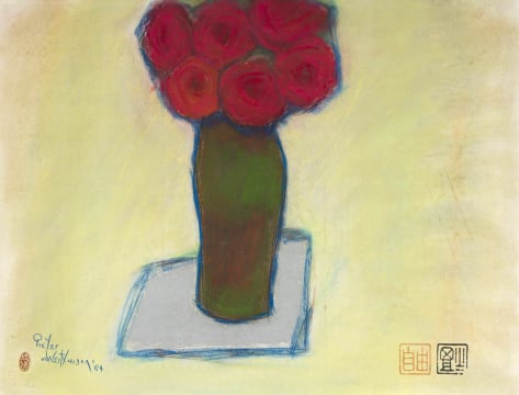 Pieter van der Westhuizen; Flowers in a Vase