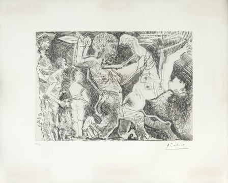 Pablo Picasso; Muertre, Avec Spectateurs