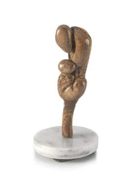 Stella Shawzin; Standing Woman and Baby
