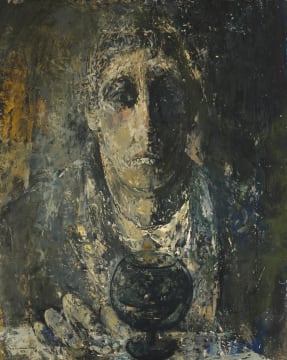Jean Welz; Man with Cognac Glass