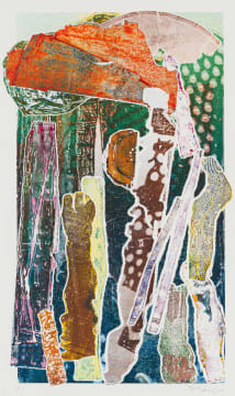 Dumisani Mabaso; Untitled (Patterned Abstract)
