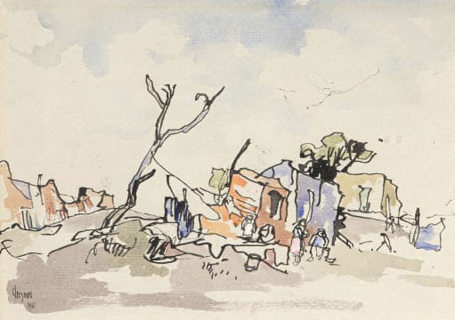 Gregoire Boonzaier; Pandokkies and Old Tree - Windermere
