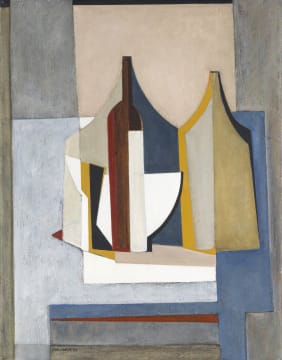 Marlene von Dürckheim; Still Life with Bottles