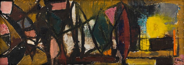 Elizabeth Sebök (Mrs Borbereki-Kovacs); Abstract in Colours