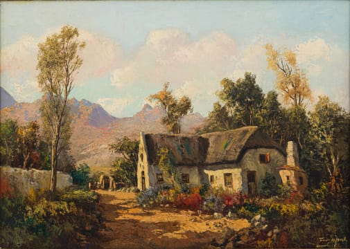 Tinus de Jongh; Autumn Near Goudini, Cape Province