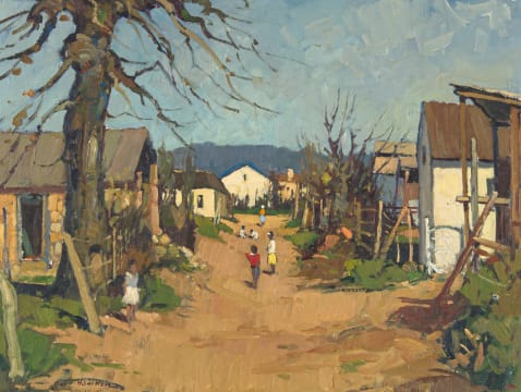 Piet van Heerden; Street Scene