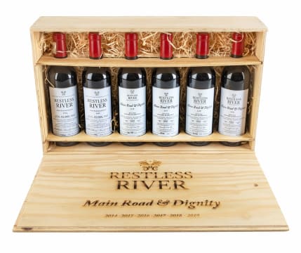 Restless River; Main Road & Dignity Cabernet Sauvignon; 2014 - 2019; 6 (1 x 6); 750ml