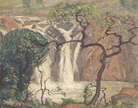 Jacob Hendrik Pierneef; Waterval (Waterfall)