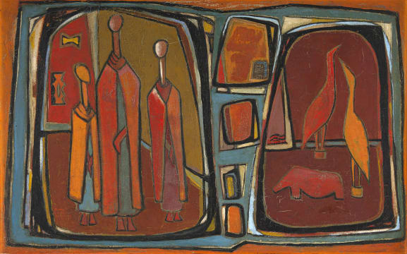 Bettie Cilliers-Barnard; Figures and Birds