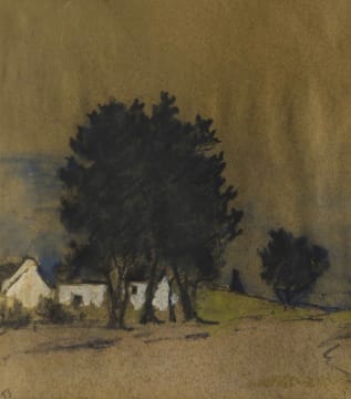 Nita Spilhaus; Trees and Houses