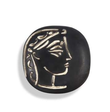 Pablo Picasso; Profil de Jacqueline (Profile of Jacqueline) (Alain Ramie 385) (Bloch 77) (Georges Ramié 744)