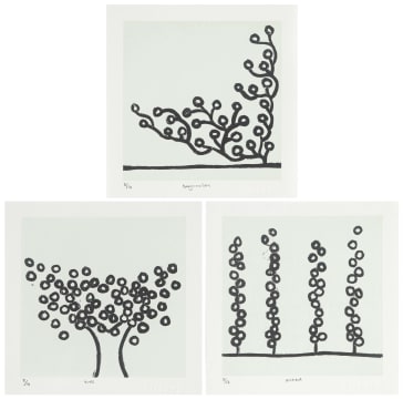 Richard Scott; Tree; Bougainvillea; Orchard, three