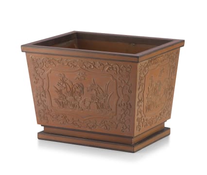 A Chinese sandalwood jardinière, Qing Dynasty, 19th century