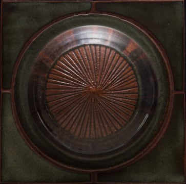 Esias Bosch; Stoneware Relief Tile