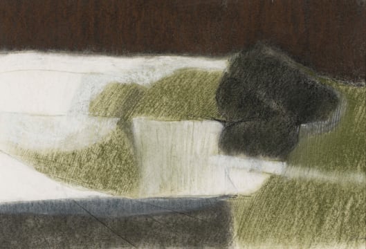Lionel Abrams; Abstract Composition in Green