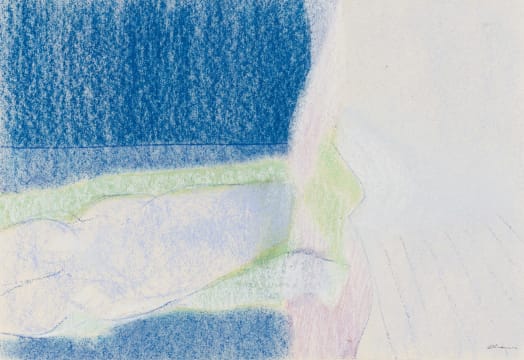 Lionel Abrams; Abstract Composition in Blue