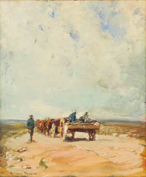 Adriaan Boshoff; Wagon in a Landscape