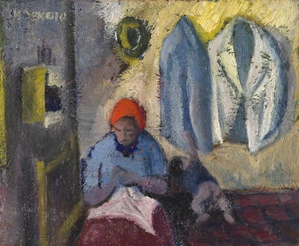 Gerard Sekoto; Mother and Baby